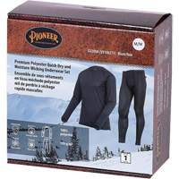 D2200A Premium Quick-Dry & Moisture-Wicking Underwear Set, Men's, X-Small, Black EastCoast Offshore Supplies