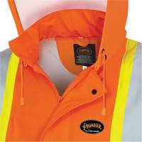 5892PKT Veste de s&eacute;curit&eacute; imperm&eacute;able &agrave; haute visibilit&eacute; ignifuge, T-petit, Orange haute visibilit&eacute; EastCoast Offshore Supplies