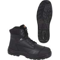 1025 Black 6" Work Boots, Leather, Steel Toe, Size 10 EastCoast Offshore Supplies