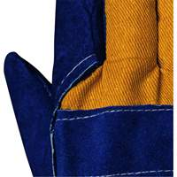 630 Gants d'appareilleur isol&eacute;s bleus, Taille unique, Paume en Cuir de vache refendu, Doublure en Boa EastCoast Offshore Supplies
