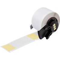 Self-Laminating Wrap-Around Wire & Cable Labels, Vinyl, 1" L x 2.5" H, White EastCoast Offshore Supplies