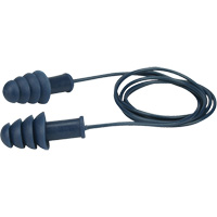 Bouchons doreilles en TPR d&eacute;tectables et r&eacute;utilisables, Avec cordon, Vrac - Boîte, 27 dB NRR, Taille unique EastCoast Offshore Supplies