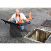 Square Ultra-Drain Guard&reg; Catch Basin Insert with Overflow Port, Oil & Sediment, 16" - 28" L x 20" - 36" W EastCoast Offshore Supplies