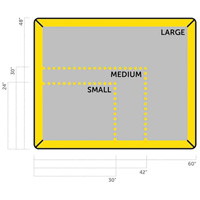 Petit tampon Ultra-Filter, Capacit&eacute; 0,8 gal. US, 2,5' la x 2' lo x 3" h, Paroi en mousse EastCoast Offshore Supplies