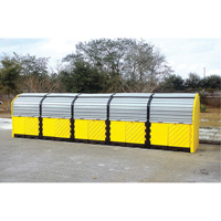 P20 Plus Ultra-Hard Top Spill Pallets sans drain, 312" lo x 79" la x 62" h, Capacit&eacute; de charge 9000 lb EastCoast Offshore Supplies
