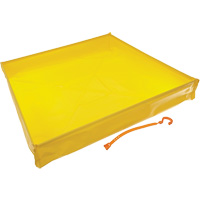 Flexible Ultra-Utility Tray, 30" lo x 30" la x 4,8" h, Cap. de d&eacute;versement 9,5 gal. US EastCoast Offshore Supplies