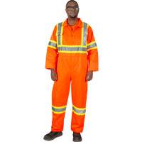 Combinaison de s&eacute;curit&eacute; non doubl&eacute;e, Petit, Orange haute visibilit&eacute; EastCoast Offshore Supplies