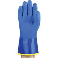 AlphaTec&reg; 23-202 PVC Gloves, Size 8, 11.8" L, Cotton, Fleece Inner Lining EastCoast Offshore Supplies