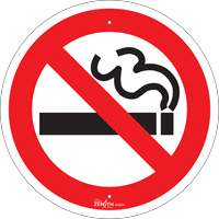 No Smoking CSA Standard Safety Sign, 12" x 12", Aluminum, Pictogram EastCoast Offshore Supplies