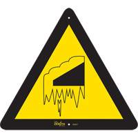 Falling Snow/Ice CSA Standard Safety Sign, 12" x 12", Aluminum, Pictogram EastCoast Offshore Supplies
