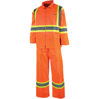 V&ecirc;tement imperm&eacute;able &eacute;tanche, Nylon/PVC, T-petit, Orange haute visibilit&eacute; EastCoast Offshore Supplies