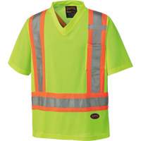 6989 Traffic Micro Mesh T-Shirt, X-Small, High Visibility Lime-Yellow EastCoast Offshore Supplies