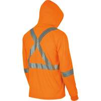 6964 Bird's-Eye Safety Hoodie, Small, High Visibility Orange EastCoast Offshore Supplies