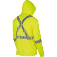 6965 Bird's-Eye Safety Hoodie, Small, High Visibility Lime-Yellow EastCoast Offshore Supplies