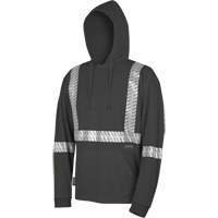 6966 Bird's-Eye Safety Hoodie, Small, Black EastCoast Offshore Supplies