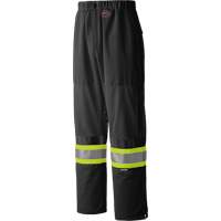 6003BKP Pantalon de s&eacute;curit&eacute; routi&egrave;re, Polyester, Petit, Noir EastCoast Offshore Supplies