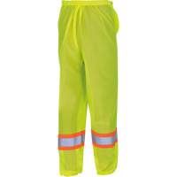 5670 Pantalon de s&eacute;curit&eacute; routi&egrave;re, Polyester, 2T-petit/T-petit, Jaune lime haute visibilit&eacute; EastCoast Offshore Supplies