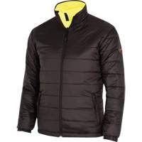5771 Waterproof Reversible Safety Jacket, Polyester/Polyurethane, High Visibility Lime-Yellow, Small EastCoast Offshore Supplies
