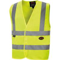 6886 Veste de s&eacute;curit&eacute; haute visibilit&eacute; en tricot chaîne, Jaune lime haute visibilit&eacute;, Petit, Polyester EastCoast Offshore Supplies