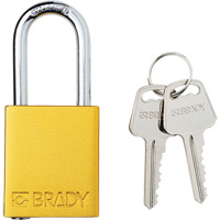 Cadenas de s&eacute;curit&eacute;, Cadenas de s&eacute;curit&eacute;, Cl&eacute;s diff&eacute;rentes, Aluminium, Largeur de 1-1/2" EastCoast Offshore Supplies