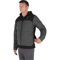 M12 Heated Quietshell Jacket with Battery, Men's, Small, Grey EastCoast Offshore Supplies
