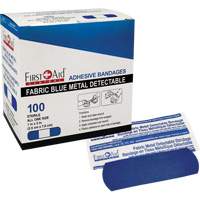Bandages, Rectangular/Square, 3", Fabric Metal Detectable, Sterile EastCoast Offshore Supplies