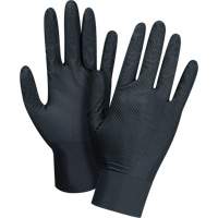 Heavyweight Tactile Grip Examination Gloves, Small, Nitrile, 8-mil, Powder-Free, Black EastCoast Offshore Supplies