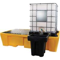 Double IBC Spill Pallet, 317 US gal. Spill Capacity, 89" x 57" x 23" EastCoast Offshore Supplies