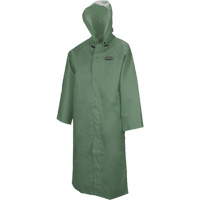 Manteau long avec capuchon d&eacute;tachable Hurricane 851, Petit, Vert EastCoast Offshore Supplies