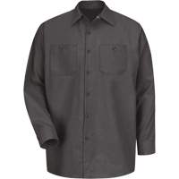 Long Sleeve Industrical Work Shirt, Men's, Medium, Charcoal EastCoast Offshore Supplies