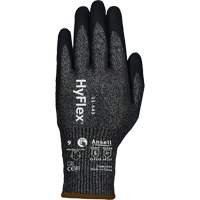 HyFlex&reg; 11-543 Cut Resistant Gloves, Size 6, 13 Gauge, Nitrile Coated, Nylon/Stainless Steel/HPPE/Spandex Shell, ASTM ANSI Level A7/EN 388 Level F EastCoast Offshore Supplies