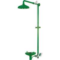 Laboratory Combination Shower with Open ABS Bowl, Wall-Mount EastCoast Offshore Supplies