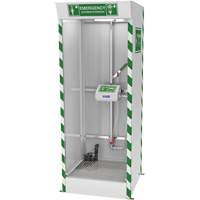 Emergency Cubicle Shower & Covered Eye & Face Wash with Sump Pump EastCoast Offshore Supplies