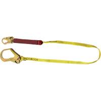 External Energy Absorber Lanyard with 2-1/4" Hook, 6', Snap Hook Center, Snap Hook Leg Ends, Polyester EastCoast Offshore Supplies