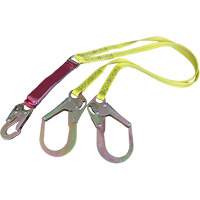 External Energy Absorber Lanyard with 2-1/4" Hooks, 6', Snap Hook Center, Snap Hook Leg Ends, Polyester EastCoast Offshore Supplies