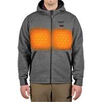 M12 Heated Hoodie (Jacket Only), Men's, Medium, Grey, Poly-Cotton EastCoast Offshore Supplies