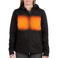 M12 Heated Hoodie with Battery, Women's, Medium, Black, Poly-Cotton EastCoast Offshore Supplies