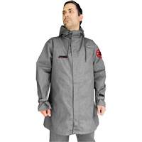 CoreMAX FR 35" Jacket with Attached Hood, Small, Grey EastCoast Offshore Supplies