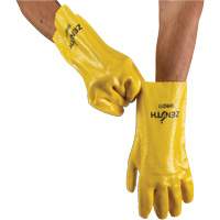 Gants &agrave; fini rugueux et r&eacute;sistants aux produits chimiques, Taille 9, 12" lo, PVC, Doublure en Interlock, 47-mil EastCoast Offshore Supplies