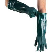 Gants verts &agrave; double enduit, 18" lo, PVC, Doublure en Jersey de coton, 70 mils EastCoast Offshore Supplies