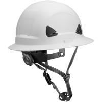 Casque Fibre Metal de style escalade avec bordure compl&egrave;te, R&eacute;pond aux normes CSA type 2, Suspension Rochet, Non ventil&eacute; EastCoast Offshore Supplies