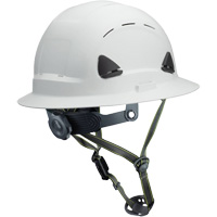 Casque Fibre Metal de style escalade avec bordure compl&egrave;te, R&eacute;pond aux normes CSA type 2, Suspension Rochet, Ventil&eacute; EastCoast Offshore Supplies