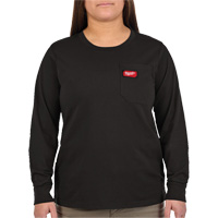 GRIDIRON Long Sleeve Pocket T-Shirt, Women's, X-Small, Black EastCoast Offshore Supplies