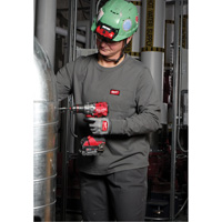 GRIDIRON Long Sleeve Pocket T-Shirt, Women's, X-Small, Blue EastCoast Offshore Supplies