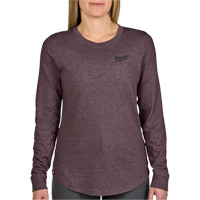 FREEFLEX Long-Sleeve Hybrid T-Shirt, Women's, X-Small, Purple EastCoast Offshore Supplies