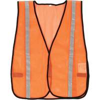 Veste de s&eacute;curit&eacute; &agrave; mailles compacte, Orange haute visibilit&eacute;, Polyester EastCoast Offshore Supplies