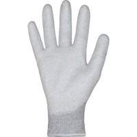 KnitActiv Electrostatic Dissipative Low-Linting White Gloves, 5, Polyurethane Coating, 13 Gauge, Nylon/Cotton Shell EastCoast Offshore Supplies