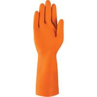 AlphaTec&reg; 87-208 Heavy-Duty Chemical-Resistant Gloves, Size 7, 12.8" L, Rubber Latex, Cotton/Flock-Lined Inner Lining, 29.5-mil EastCoast Offshore Supplies
