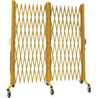 Barri&egrave;re extensible, 84" h x 20' lo, Jaune EastCoast Offshore Supplies