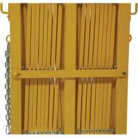 Barri&egrave;re extensible, 84" h x 20' lo, Jaune EastCoast Offshore Supplies